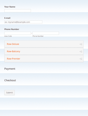Purchase Tickets Form Template