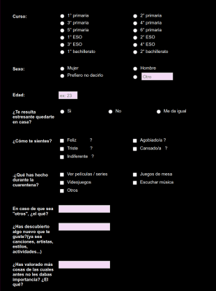 Quarantine Survey In Spanish Form Template