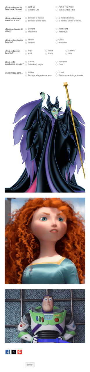 ¿Qué Personaje De Disney Eres?