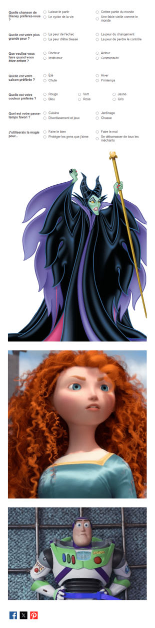 Quel Personnage De Disney êtes Vous ?
