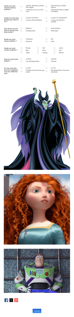 Quel Personnage Disney Vous Correspond ?