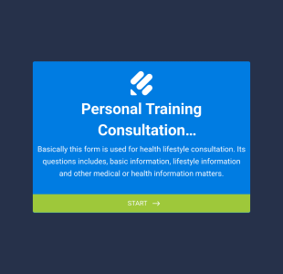Questionario Consulenza Personal Training