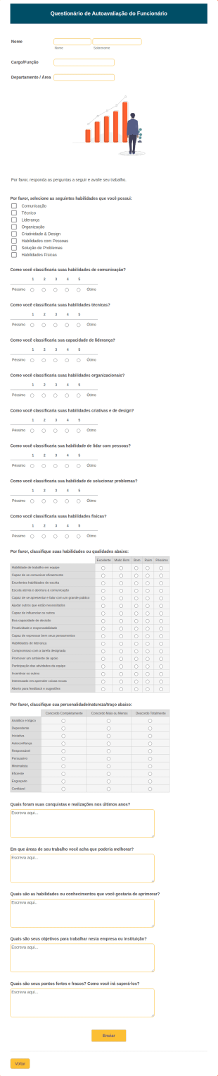 Questionário De Autoavaliação Do Funcionário