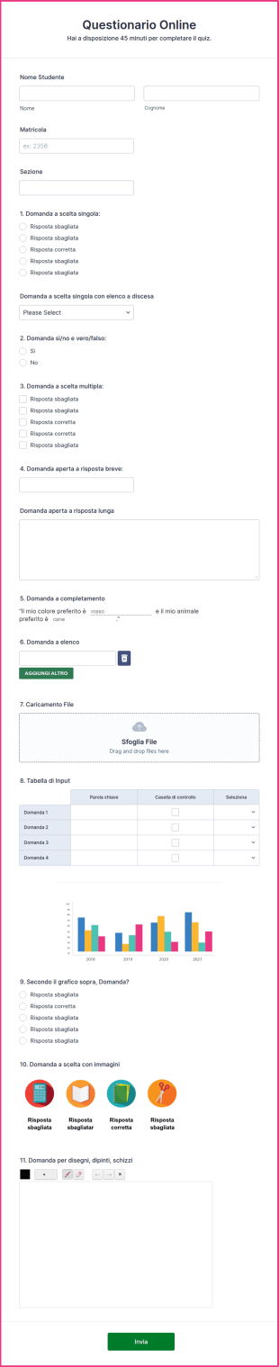 Questionario Online