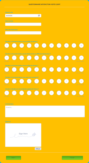 Questionnaire Client COLMAR