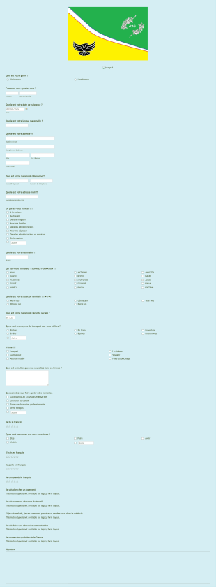 Questionnaire ESPACES FORMATION
