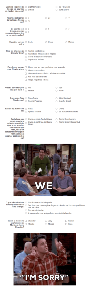 Quiz Do Friends