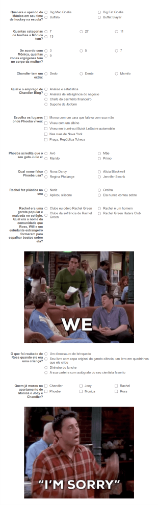 Quiz Do Friends Form Template