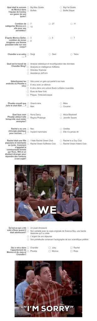 Quiz Friends