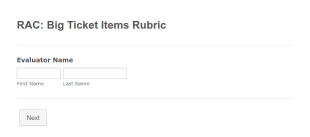 Rubric For Rating Funding Requests Form Template