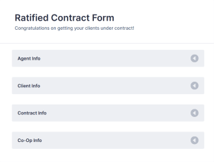 Contract Preparation Form Template