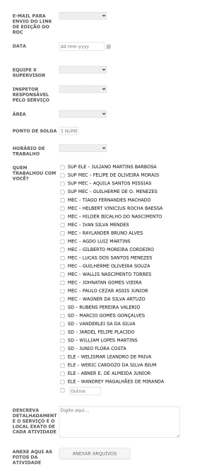 Rdc Relatório Diário De Campo Form Template