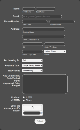 Detailed Real Estate? Form Template