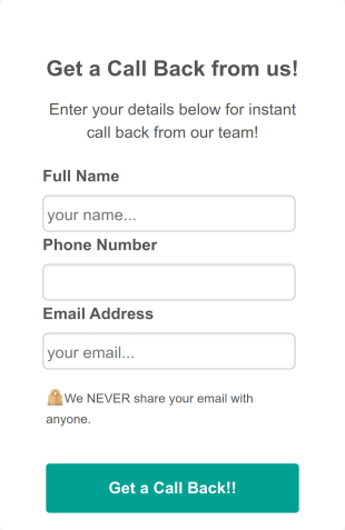 Real Estate Leads Form Template