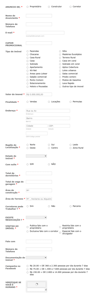 Realtylife Form Template