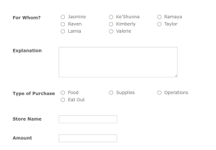 Receipts Form Template