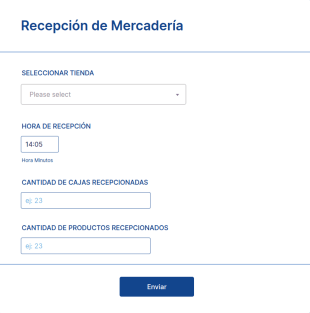 Recepción De Mercadería