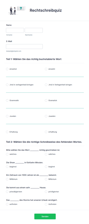 Rechtschreibquiz