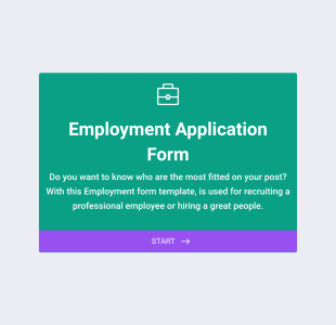 Recruitment Application Form Template