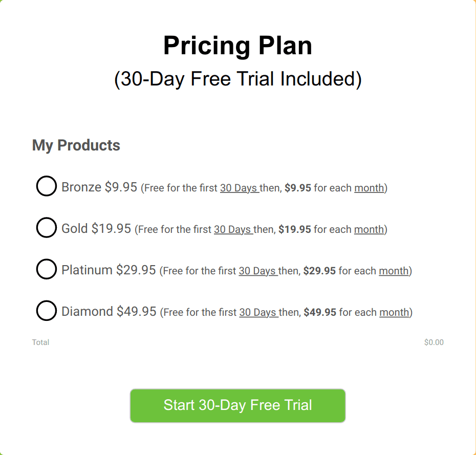 Recurring Payment Form Template | Jotform