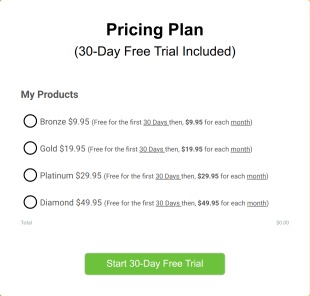 Recurring Payment Form Template