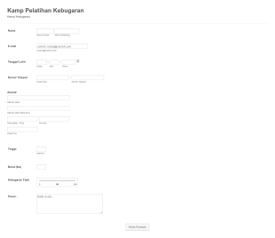 Registrasi Kamp Pelatihan