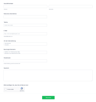 Registrierungsformular Für Händler Form Template