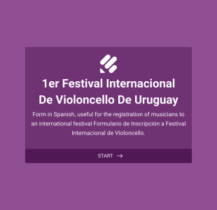 Registro A Festival Internacional De Música Form Template