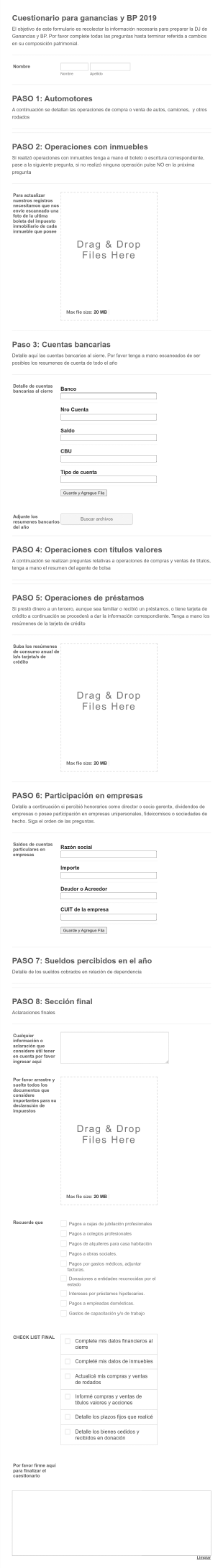 Registro Anual De Gastos Y Ganancias