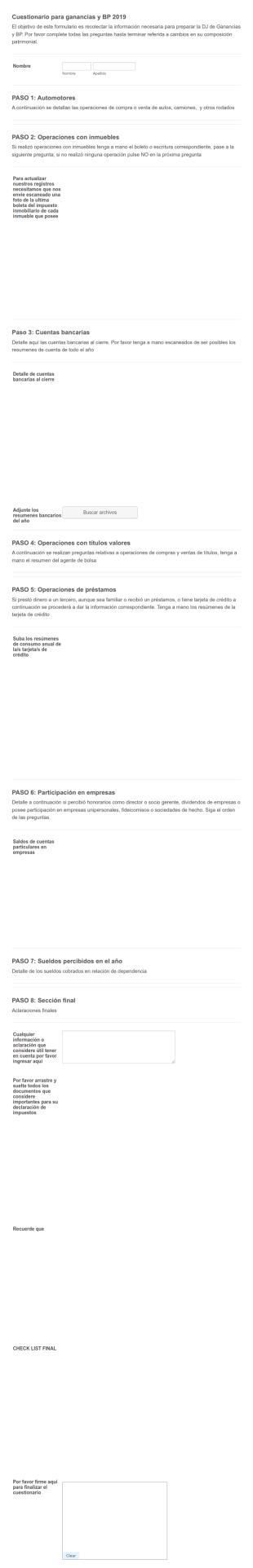 Registro Anual De Gastos Y Ganancias