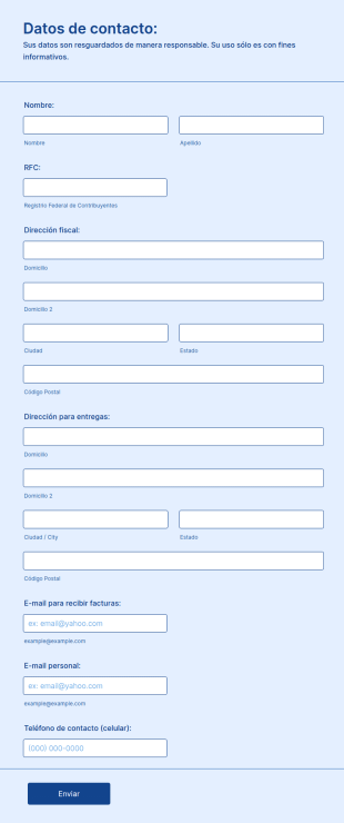Registro Clientes Nuevos