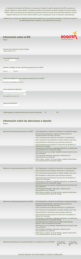 Registro De Atenciones SIAIPI Por IED