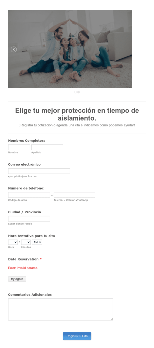 Registro De Cotización Y Ventas Campaña Karvis Form Template