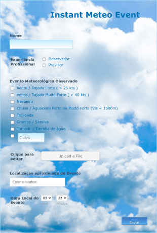 Registro De Eventos Form Template