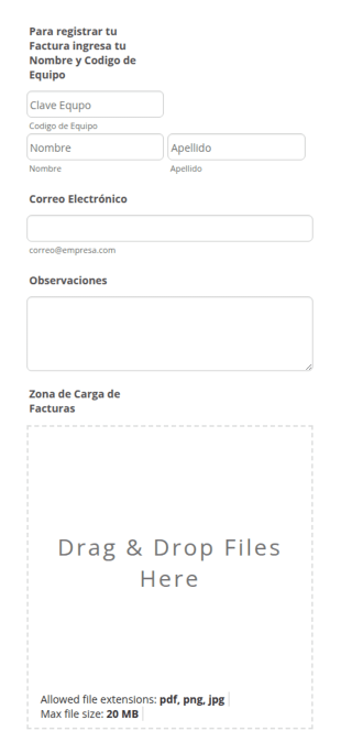 Registro De Facturas