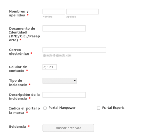 Registro De Incidencias MPW