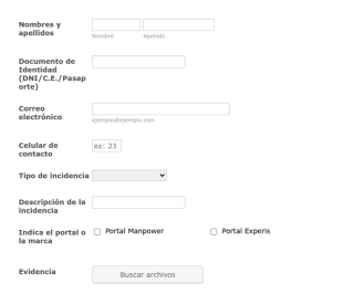 Registro De Incidencias MPW
