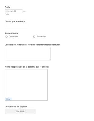 Registro De Mantenimiento