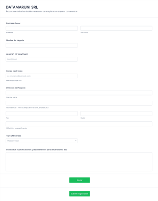 Registro De Socios Datamaruni Srl