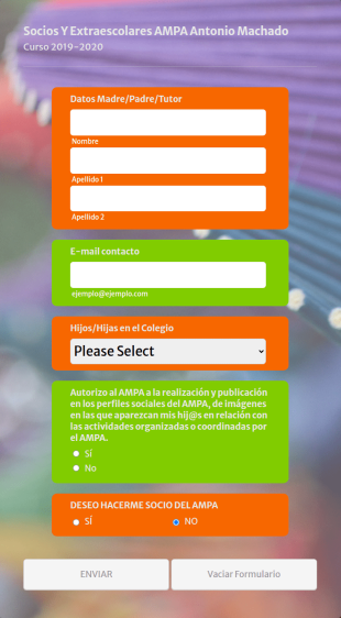 Registro De Socios De Organización
