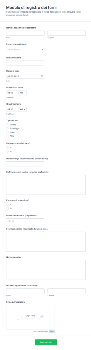 Registro Turni