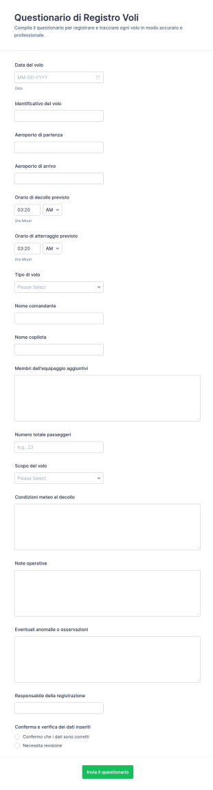Registro Voli