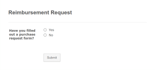 Reimbursement Request Form Template