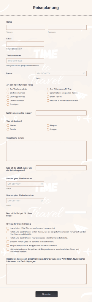 Reiseplanung