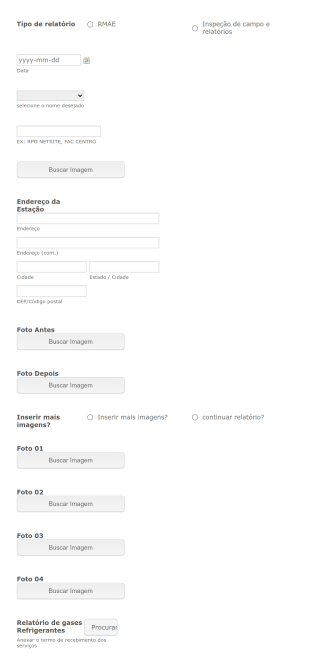Relatório De Atividades Form Template