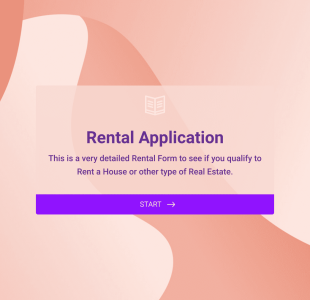 Rental Application Form Template