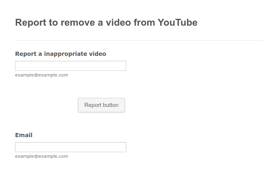 Report to Remove Inappropriate Content Form Template | Jotform