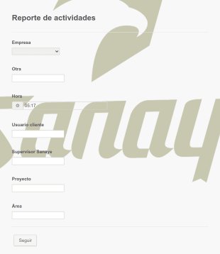 Reporte De Actividades