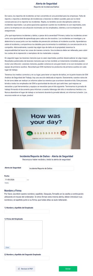 Reporte De Incidentes De Seguridad