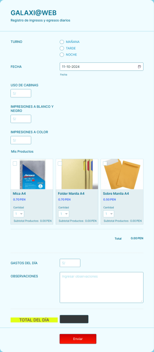 Reporte Diario De Ingresos Y Egresos Form Template